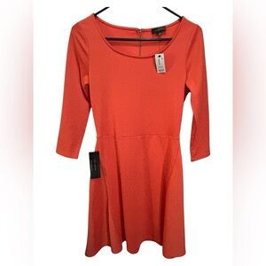 Preppy The Limited Coral Midi Dress